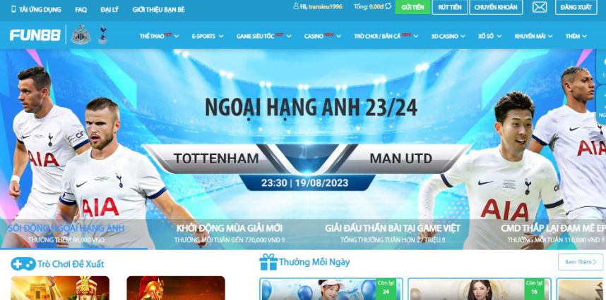 Quy trình nạp/rút tiền của Bet888 rất đơn giản - Bet888